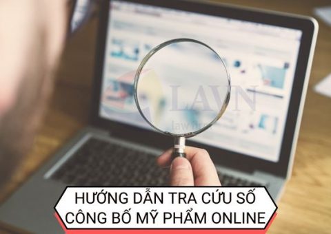 Hướng dẫn tra cứu công bố mỹ phẩm online