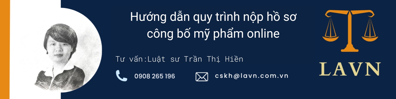 Huong dan quy trinh nop ho so cong bo my pham online