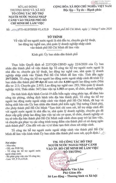 Tờ trình