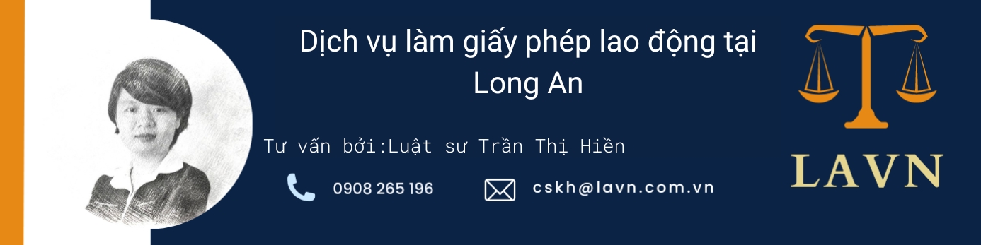 Dich vu lam giay phep lao dong tai Long An