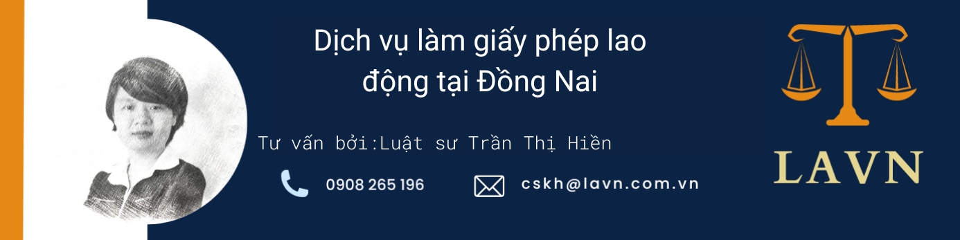 Dich vu lam giay phep lao dong tai Dong Nai